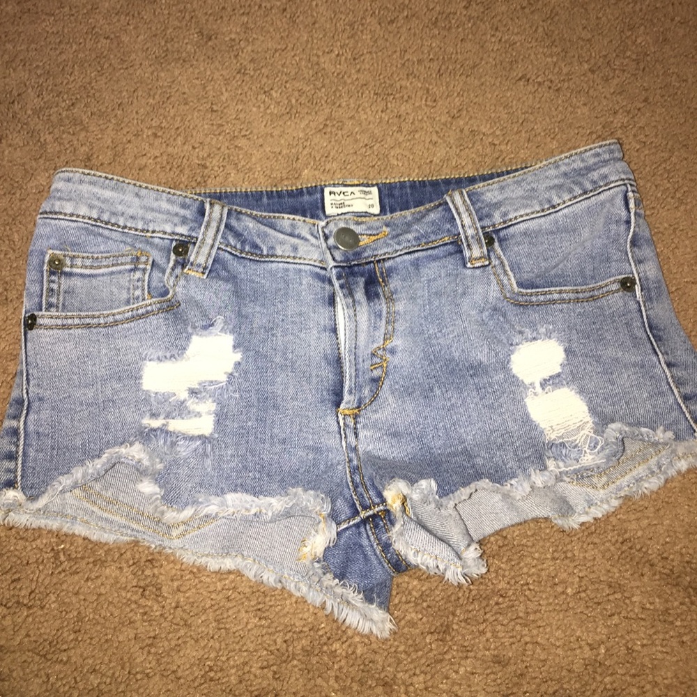 Distressed shorts